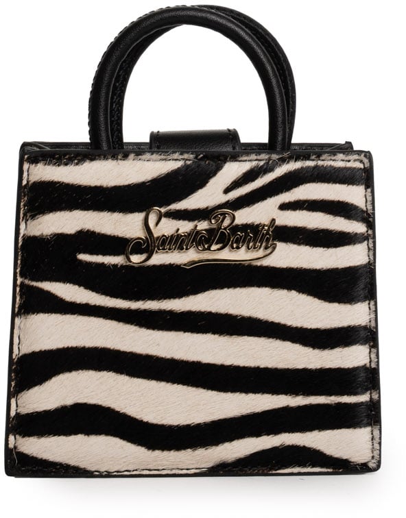 MC2 Saint Barth Bags Zebra Brushed Leather 10 Dierenprint
