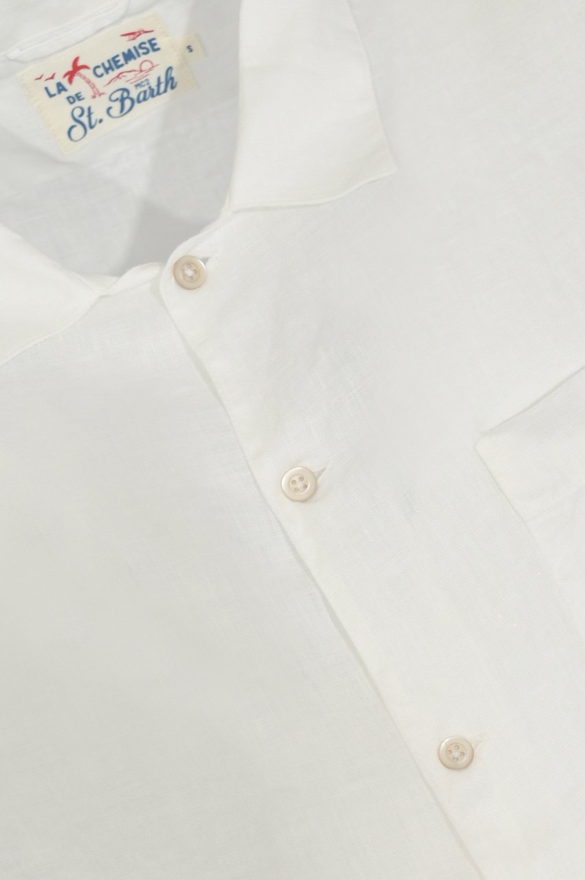MC2 Saint Barth Shirts Linen 01 White Wit