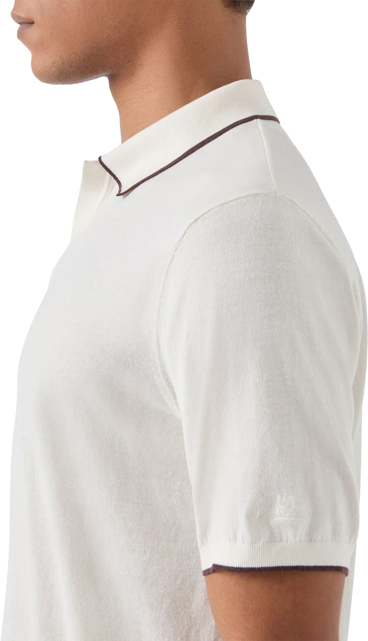 MC2 Saint Barth T-Shirts And Polos Crema Wit