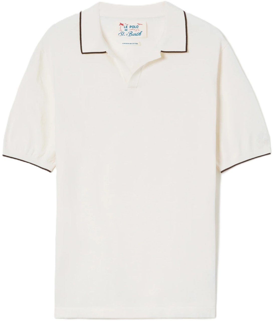 MC2 Saint Barth T-Shirts And Polos Crema Wit