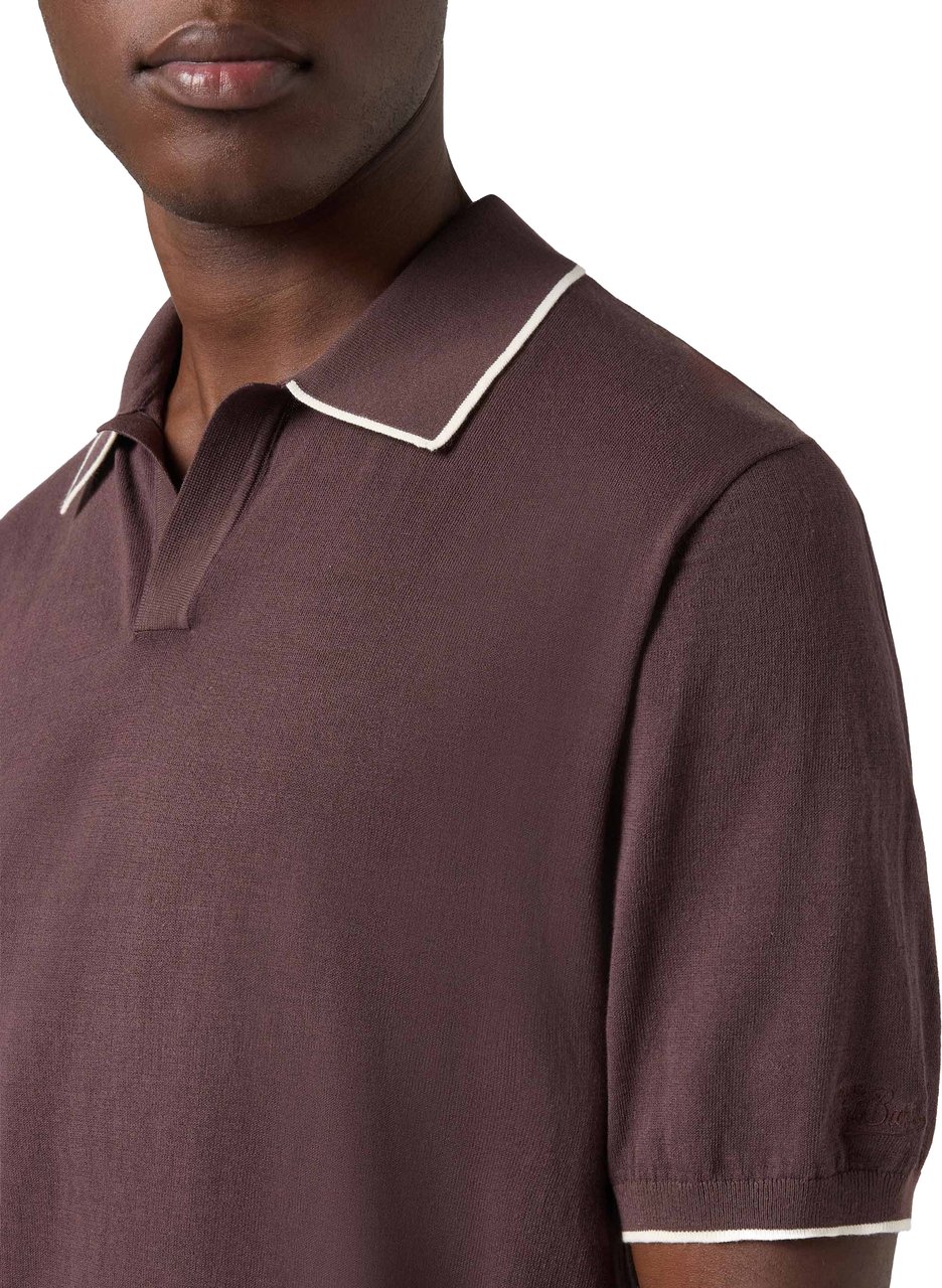 MC2 Saint Barth T-Shirts And Polos Marrone Bruin