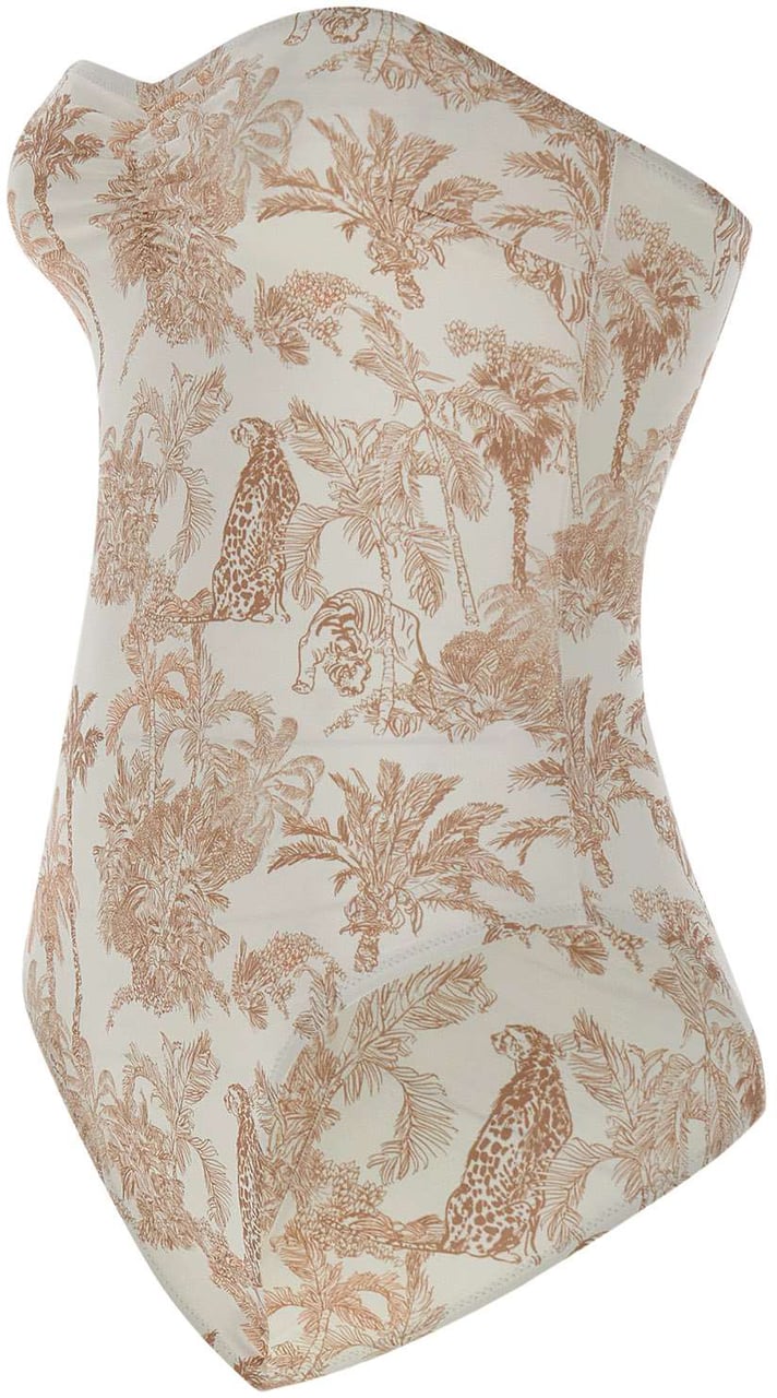 MC2 Saint Barth Sea Clothing Beige Wit