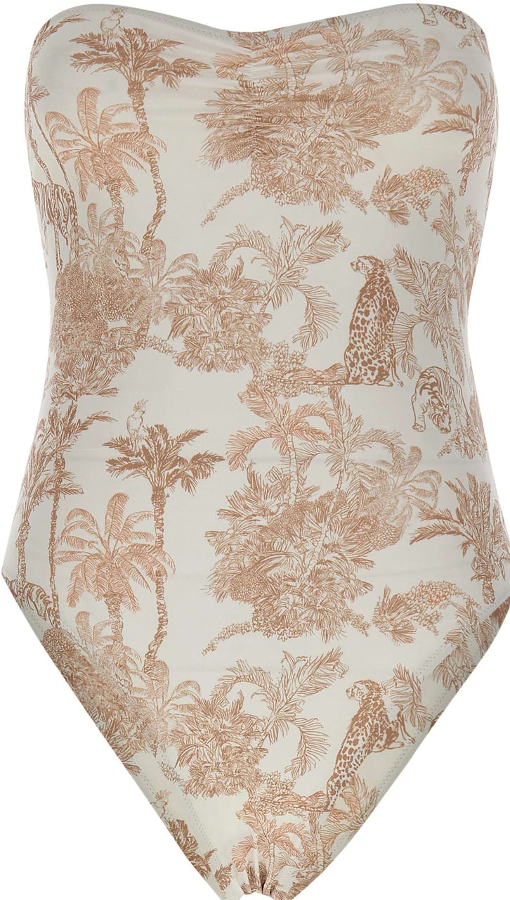 MC2 Saint Barth Sea Clothing Beige Wit