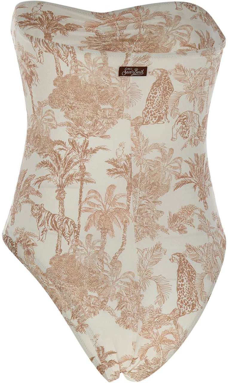 MC2 Saint Barth Sea Clothing Beige Wit