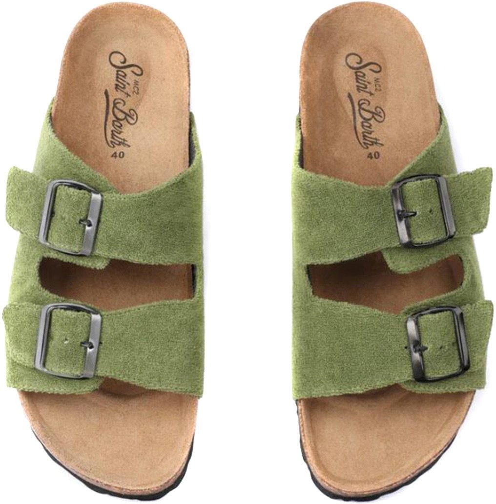 MC2 Saint Barth Sandals Green Groen