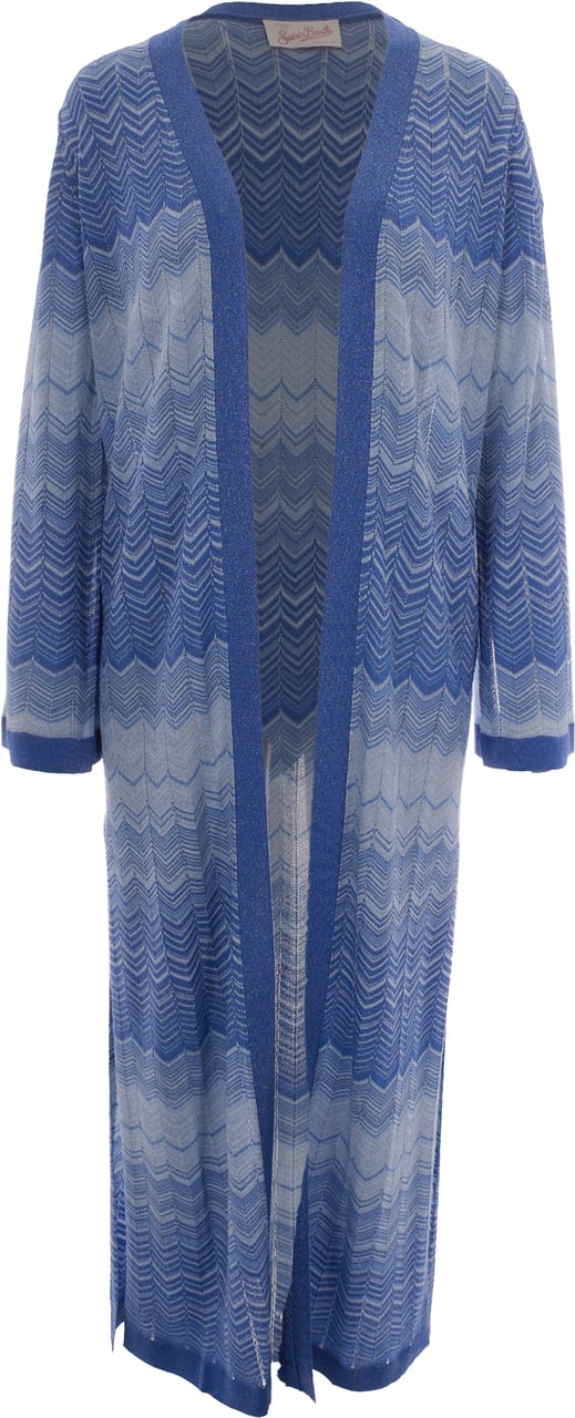 MC2 Saint Barth Sweaters Sea Wave Lurex 32L Blauw