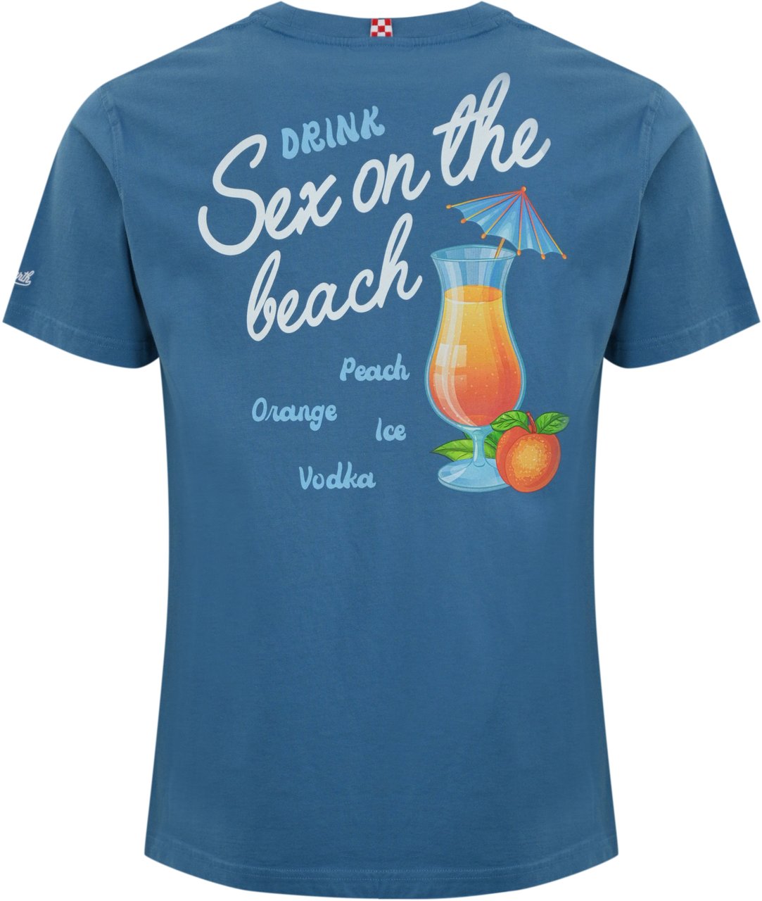 MC2 Saint Barth T-Shirts And Polos Light Blue Blauw