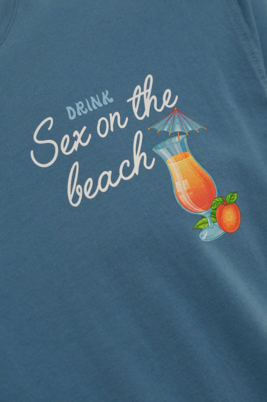 MC2 Saint Barth T-Shirts And Polos Light Blue Blauw