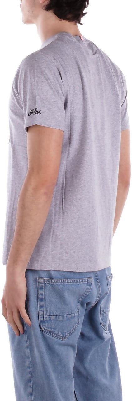 MC2 Saint Barth T-Shirts And Polos Grey Grijs