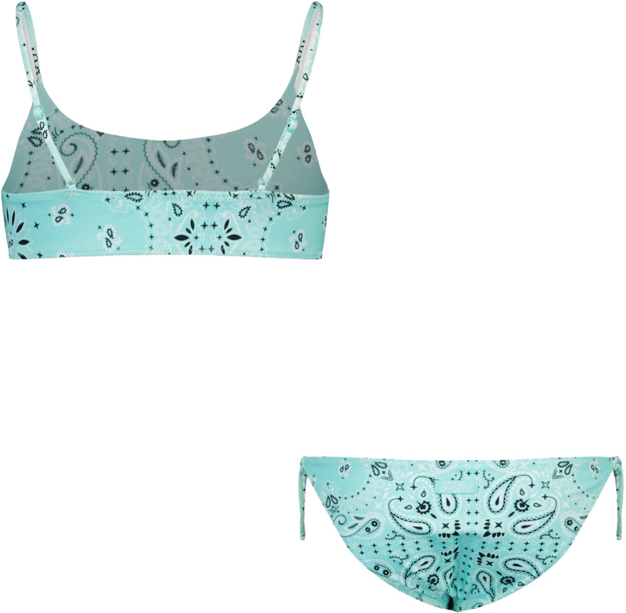 MC2 Saint Barth Kinder Meisjes Zwemkleding In Turquoise Blauw