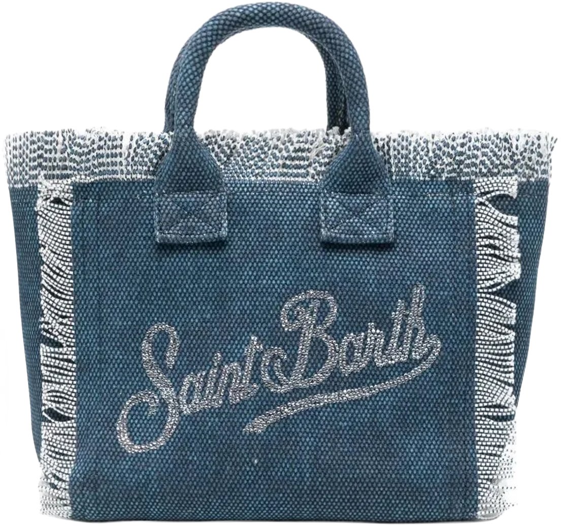 MC2 Saint Barth Bags Indigo Strass Blauw