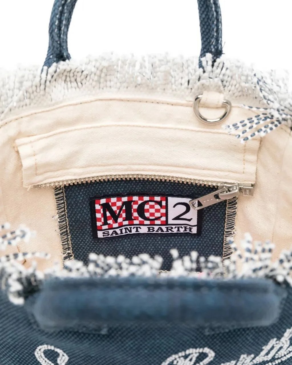 MC2 Saint Barth Bags Indigo Strass Blauw