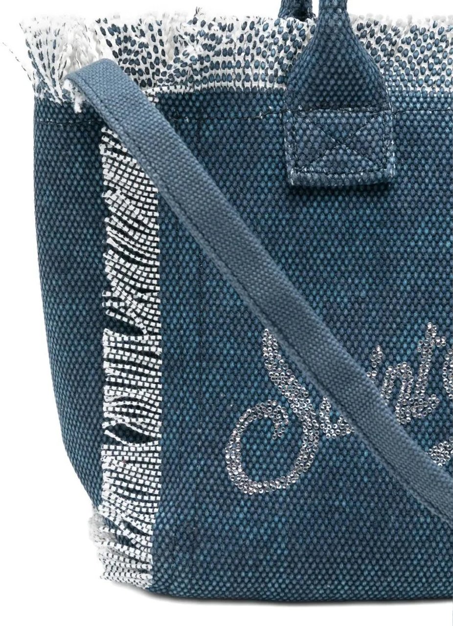 MC2 Saint Barth Bags Indigo Strass Blauw