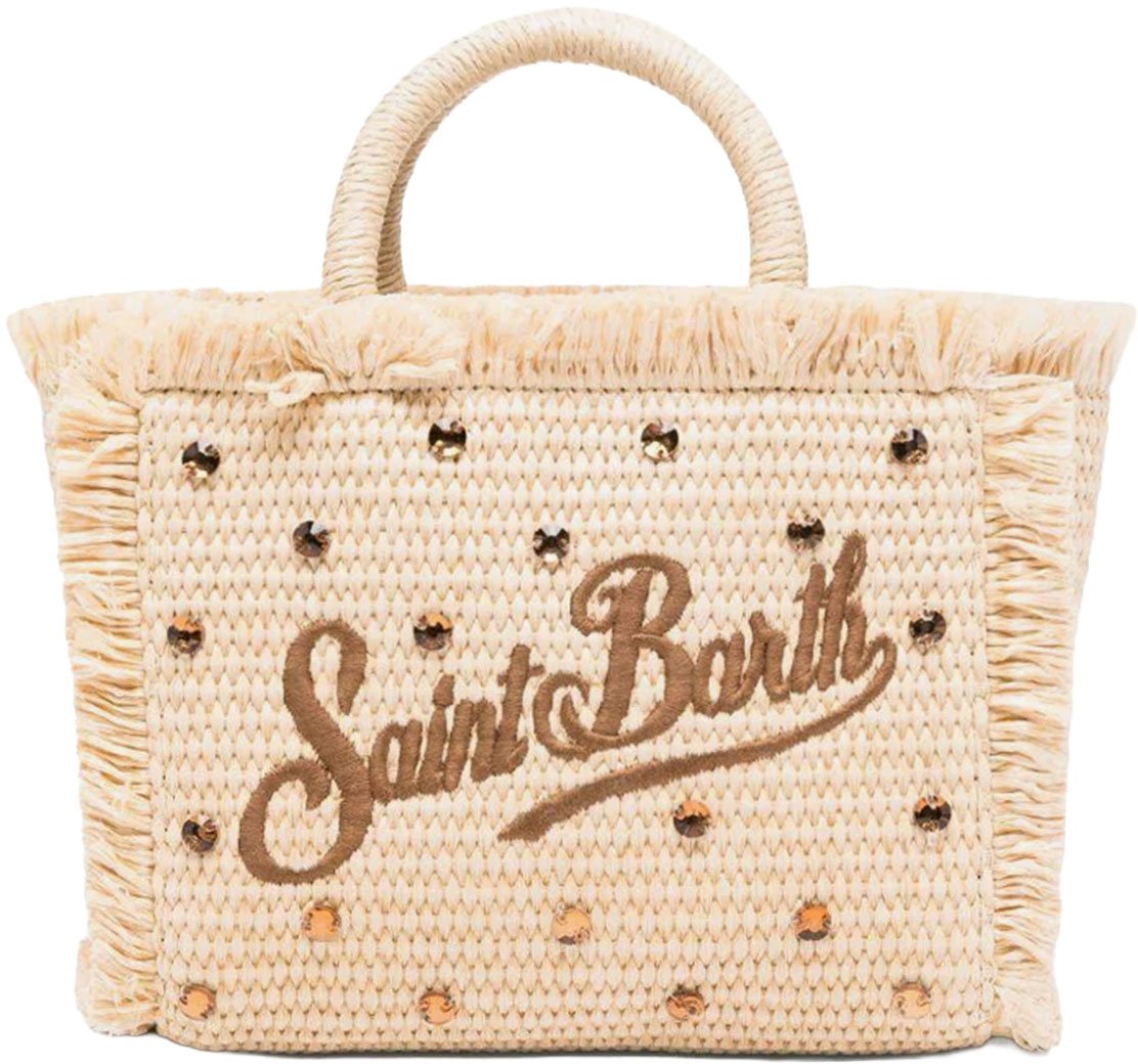 MC2 Saint Barth Bags Strass 18 Emb Beige