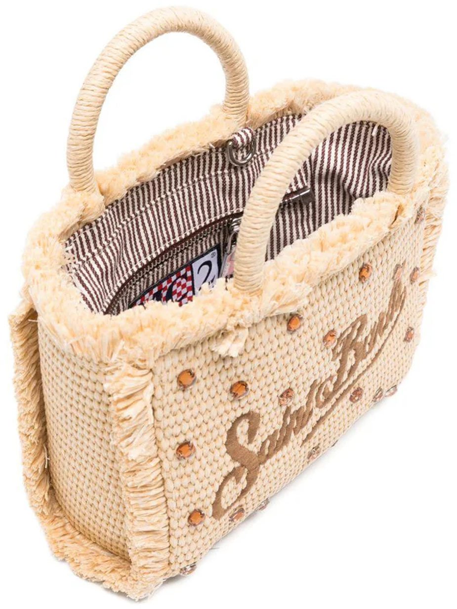 MC2 Saint Barth Bags Strass 18 Emb Beige