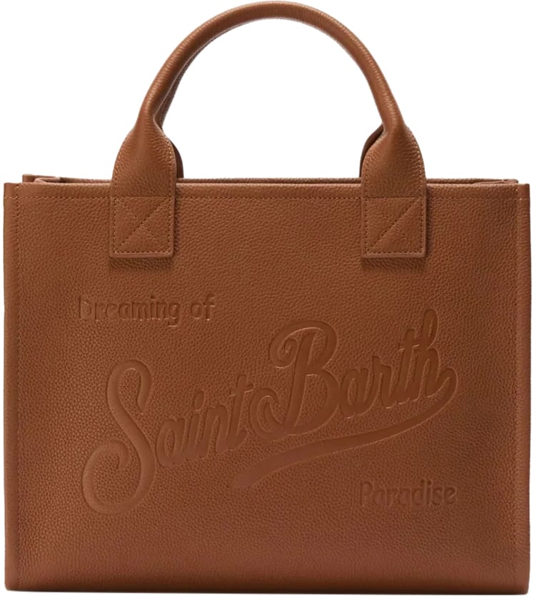 MC2 Saint Barth Bags Cuoio Grain Leather Sb 19 Bruin