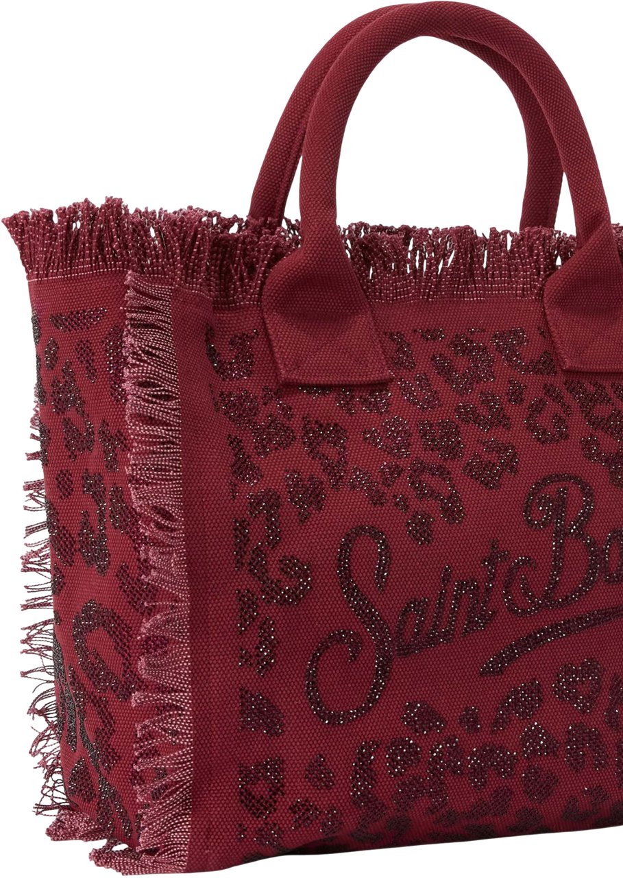 MC2 Saint Barth Bags Strass Leopard 45 Maroon