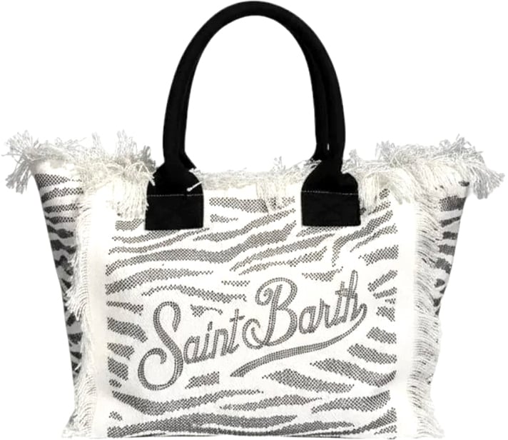 MC2 Saint Barth Bags Strass Zebra 1000 Wit
