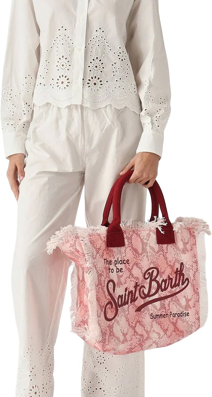 MC2 Saint Barth Bags Snake Skin 20 Roze