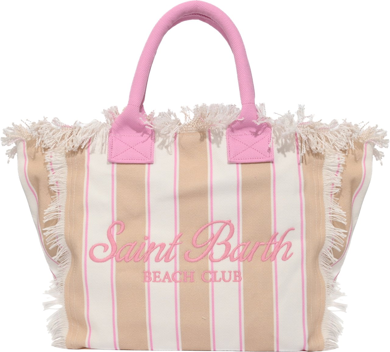 MC2 Saint Barth Bags Sb Beach Stripes 1121 Emb Beige