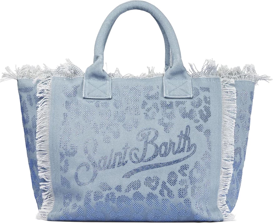 MC2 Saint Barth Bags Strass Leopard 36 Lichtblauw
