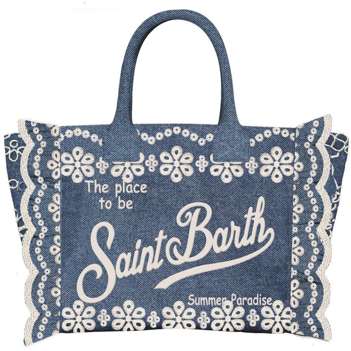 MC2 Saint Barth Bags Denim Blauw