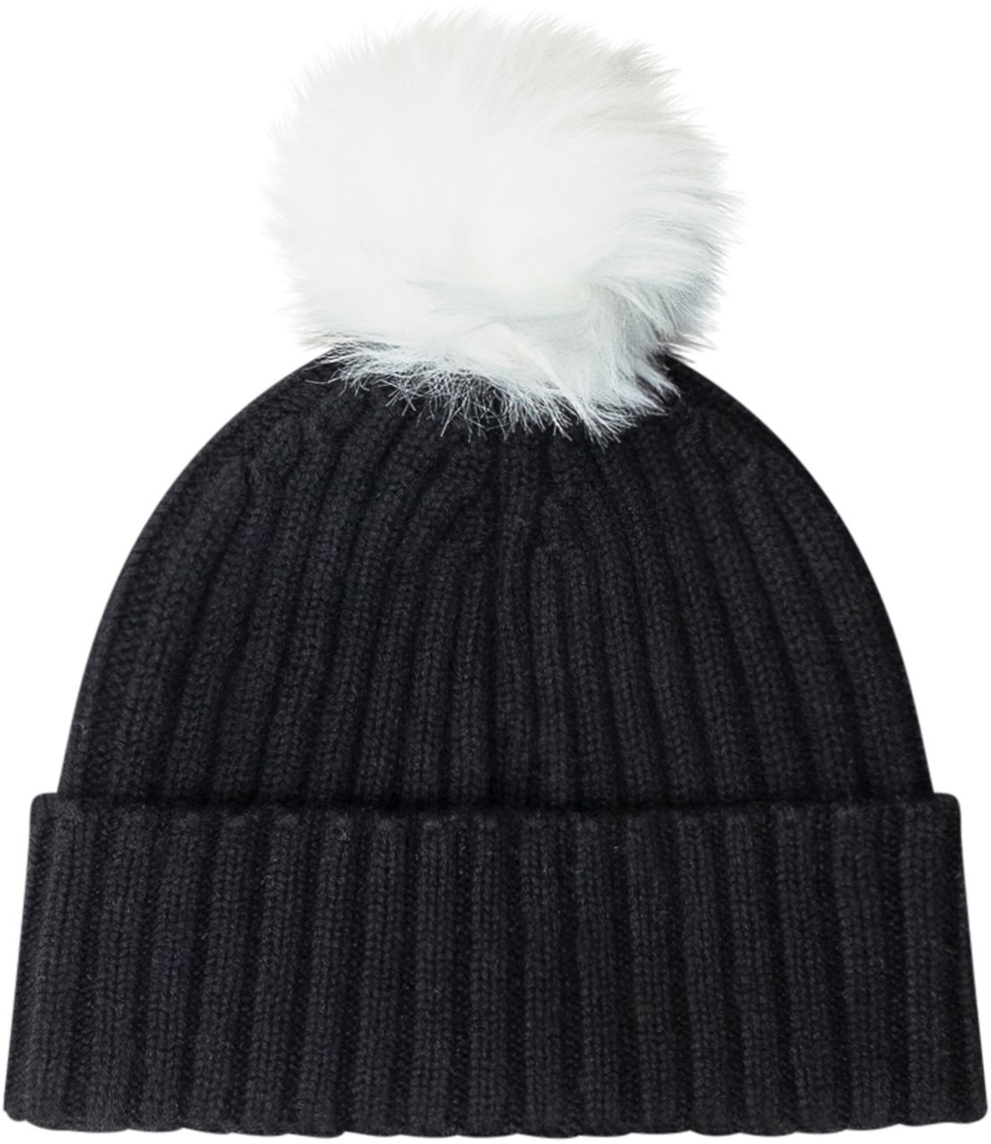 MC2 Saint Barth Cappello con Pompon Nero MC2 Saint Barth Zwart