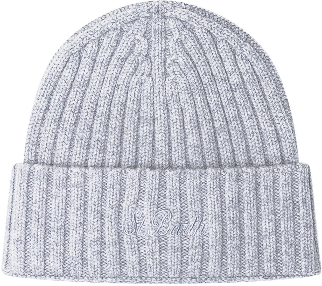 MC2 Saint Barth MC2 Saint Barth Wengen Wool Beanie Grigio Lichtgrijs