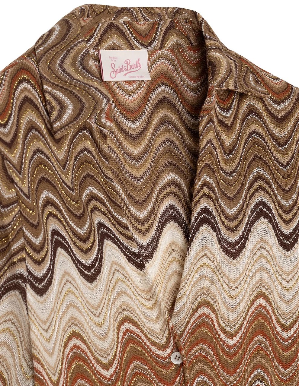 MC2 Saint Barth Shirts Rachel Sea Wave 18 Bruin