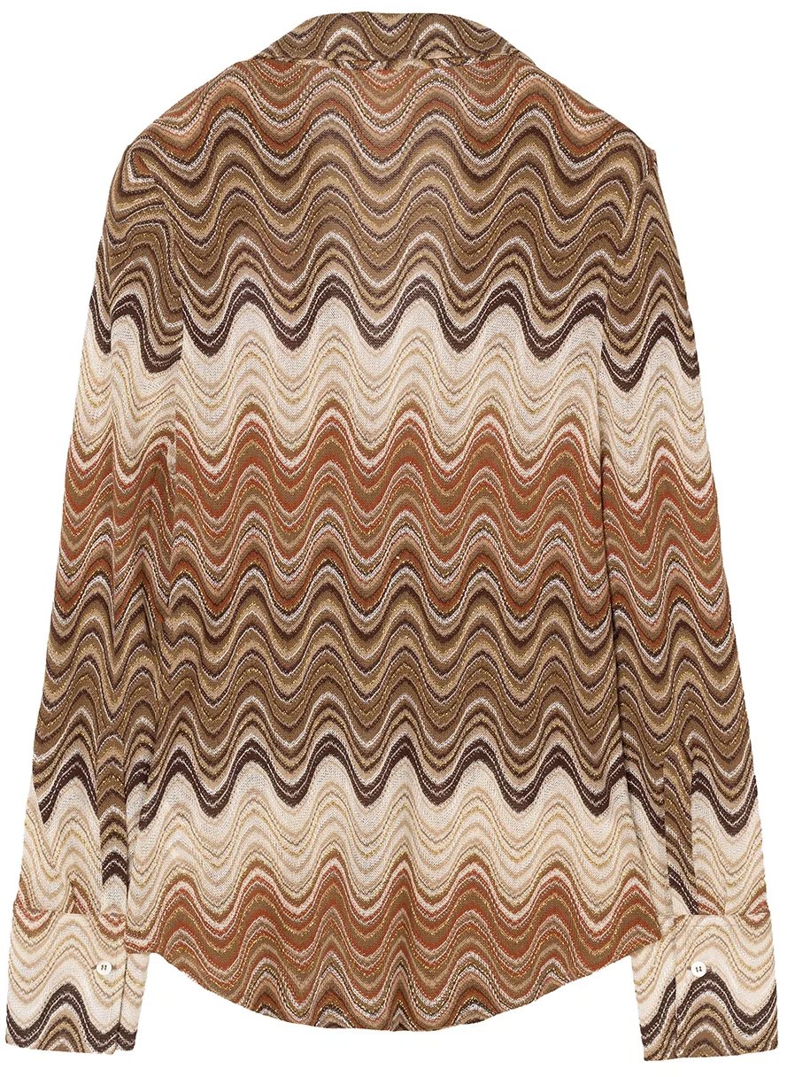 MC2 Saint Barth Shirts Rachel Sea Wave 18 Bruin