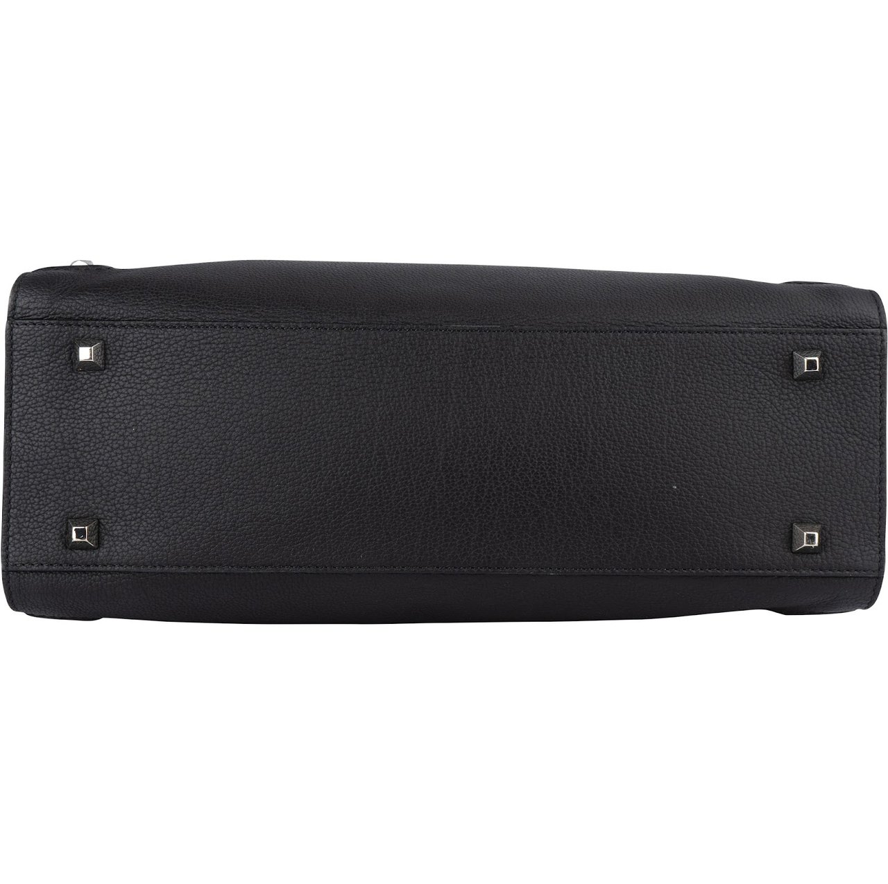 MCM MCM Leather Catherina Studded Tote Shoulder Bag Zwart