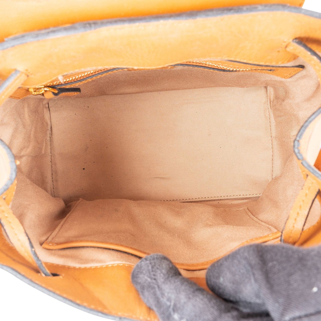 MCM MCM Monogram Visetos Leather Small Patricia Backpack Bruin