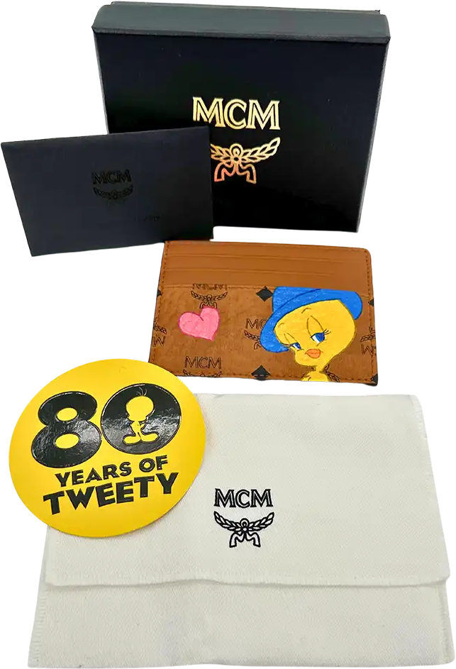 MCM MCM x Looney Tunes card holder / unworn Bruin