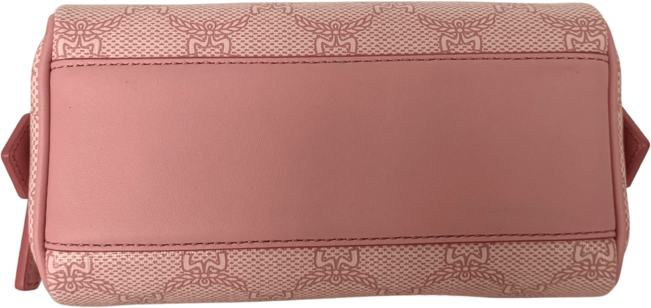 MCM MCM Ella Boston Bag Mini Rosa / neuwertig Roze