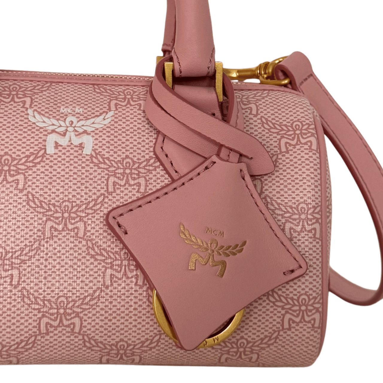 MCM MCM Ella Boston Bag Mini Rosa / neuwertig Roze