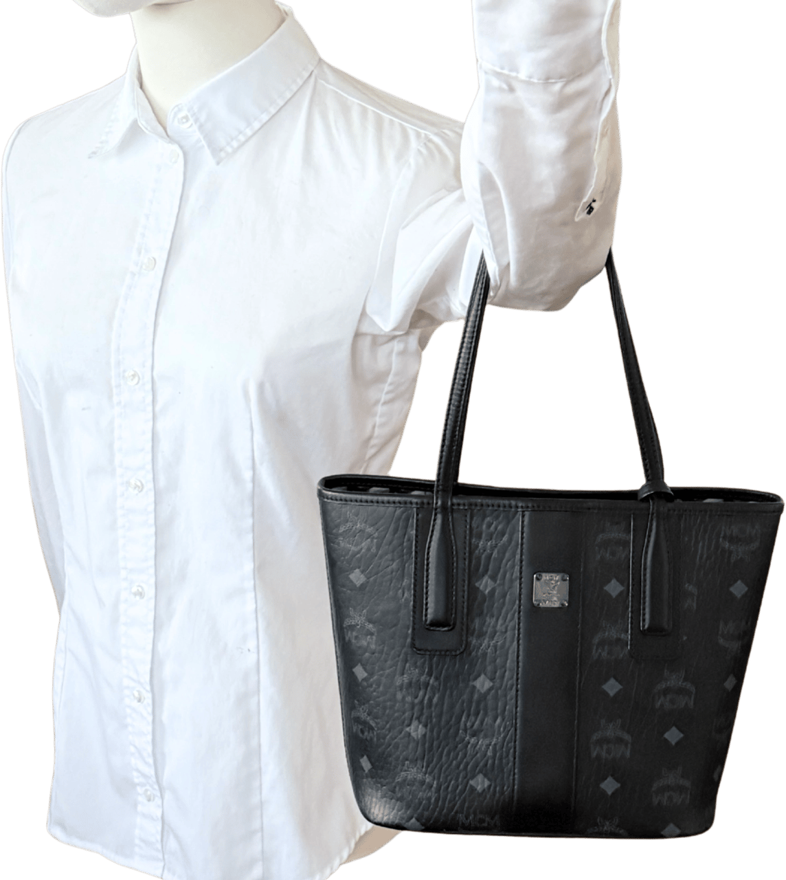 MCM MCM Liz Wendeshopper Mini Schwarz / neuwertig Zwart