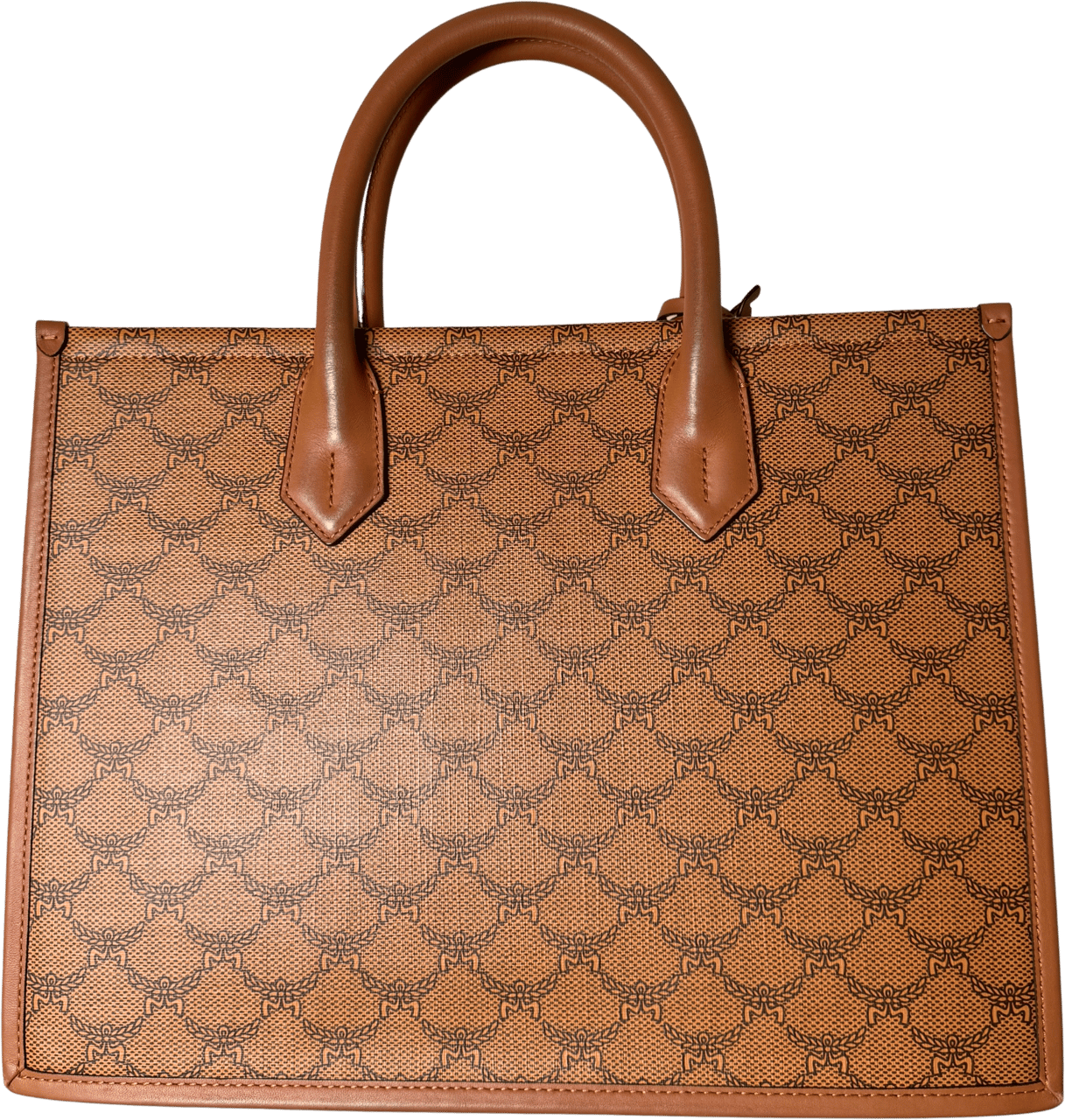 MCM MCM Himmel Tote Bag in Lauretos-Canvas Cognac / neuwertig Bruin