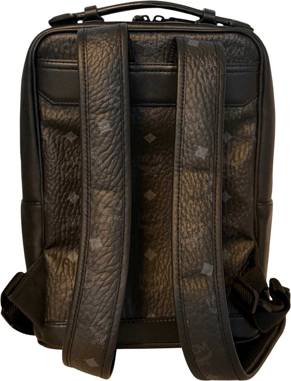 MCM MCM Tech Flower Rucksack Small Schwarz / sehr gut Zwart