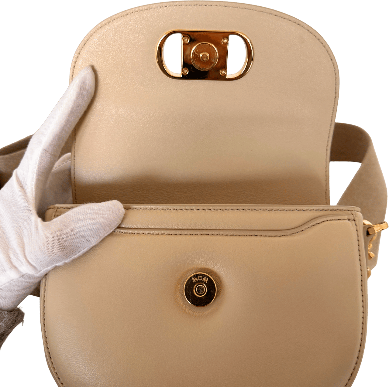 MCM MCM Travia Umhängetasche Beige / sehr gut Beige