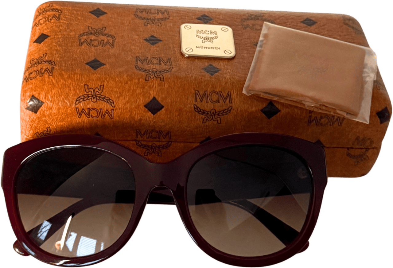 MCM MCM Sonnenbrille MCM606S Bordeauxrot / neuwertig Rood