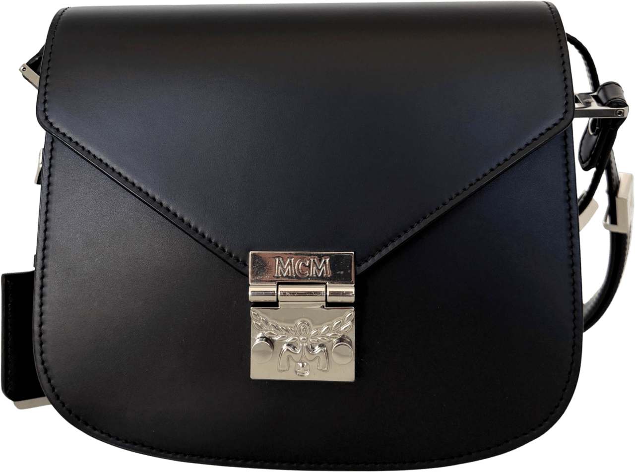 MCM MCM Patricia Umhängetasche Schwarz / neuwertig Zwart