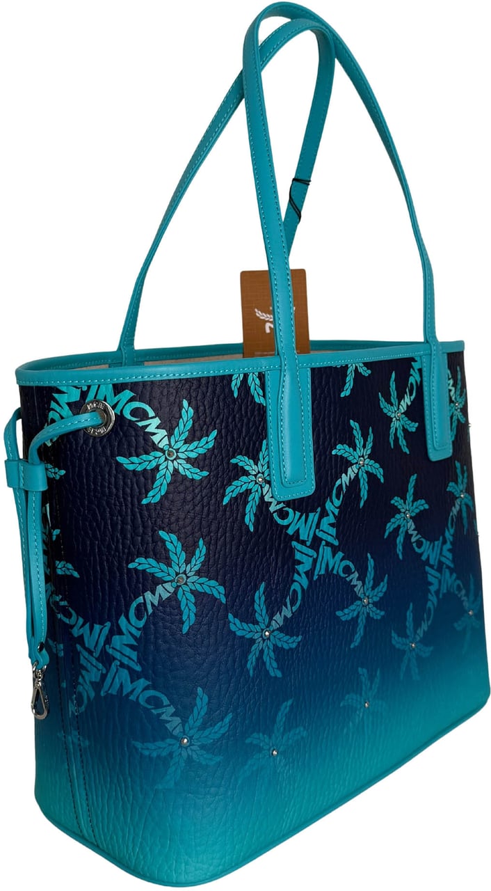 MCM MCM Liz Beach Club Shopper Limited Edition Ceramic / neuwertig Blauw