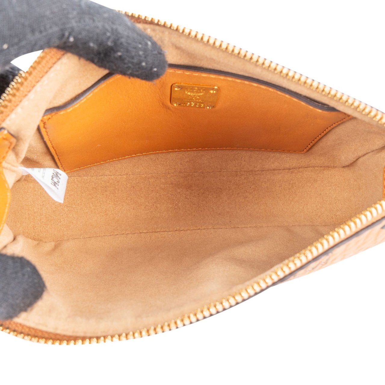 MCM MCM Monogram Visetos Rabbit Tracy Pochette Crossbody Bag Bruin