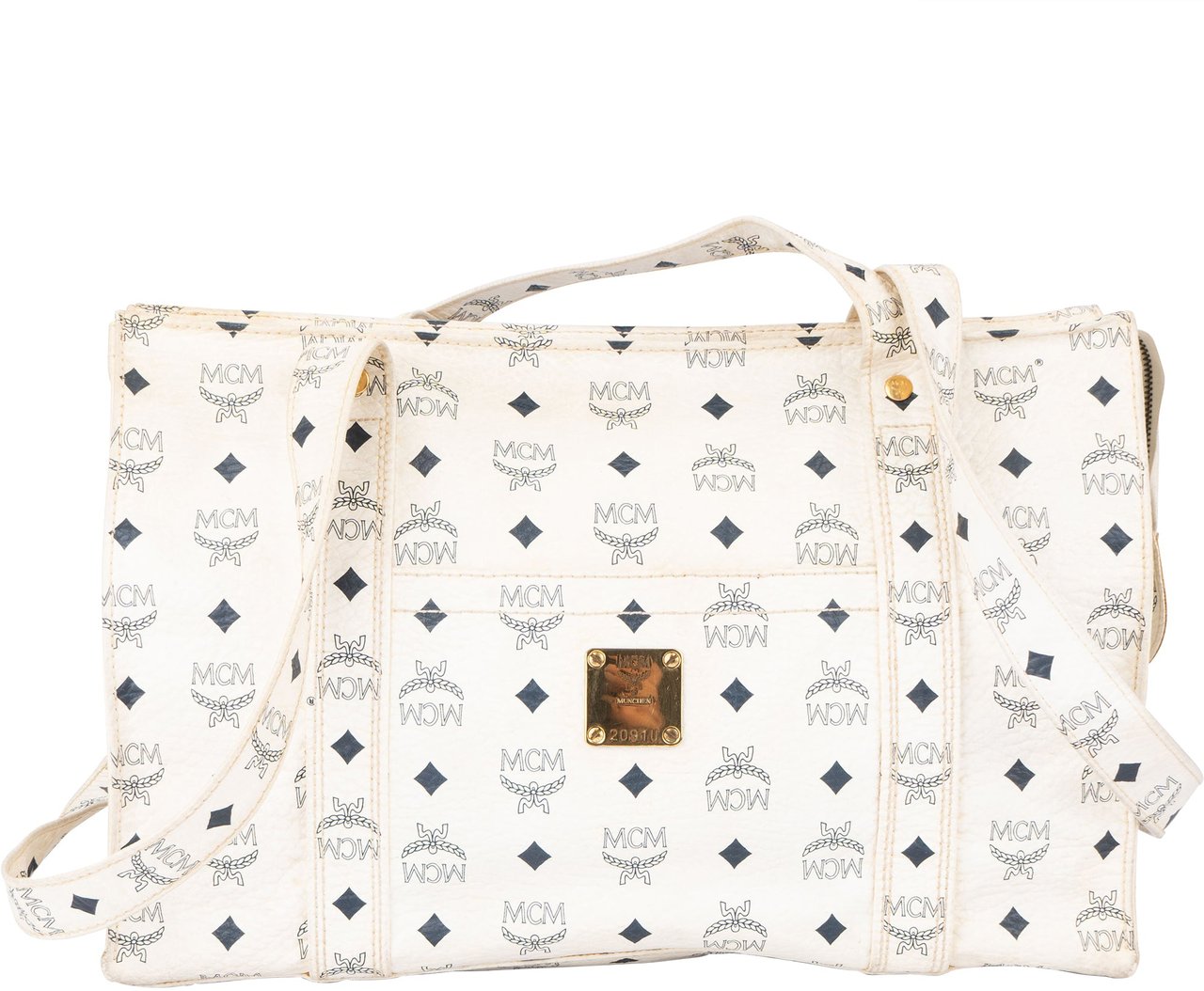 MCM MCM Visetos Monogram Shoulder Bag Divers