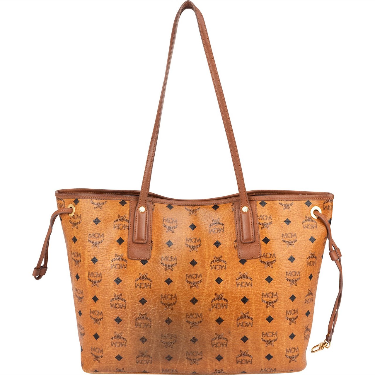 MCM MCM Monogram Visetos Limited Craig & Karl Eyes On The Horizon Liz Shopper Shoulder Bag Bruin