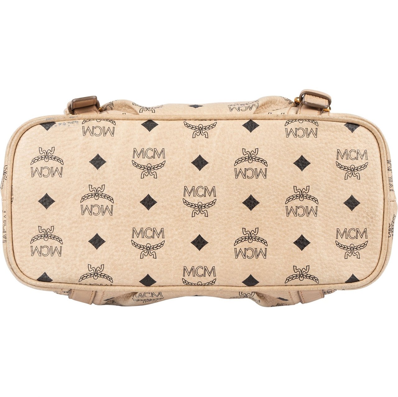 MCM MCM Monogram Visetos 2Way Handbag Beige