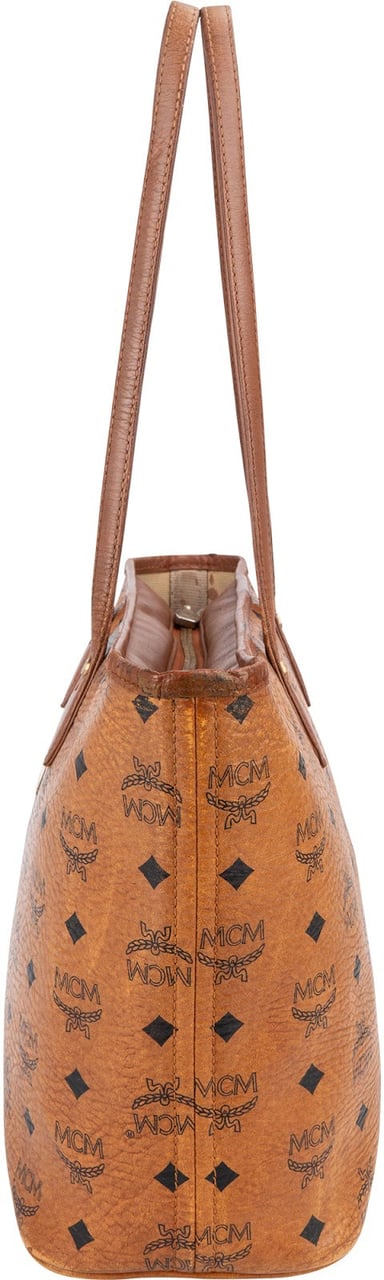 MCM MCM Monogram Visetos Monogram Liz Shoulder Bag Bruin