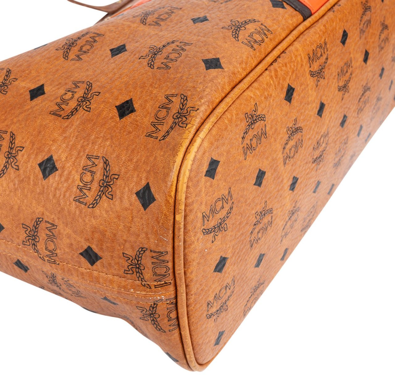 MCM MCM Monogram Visetos Liz Shopper Shoulder Bag Bruin