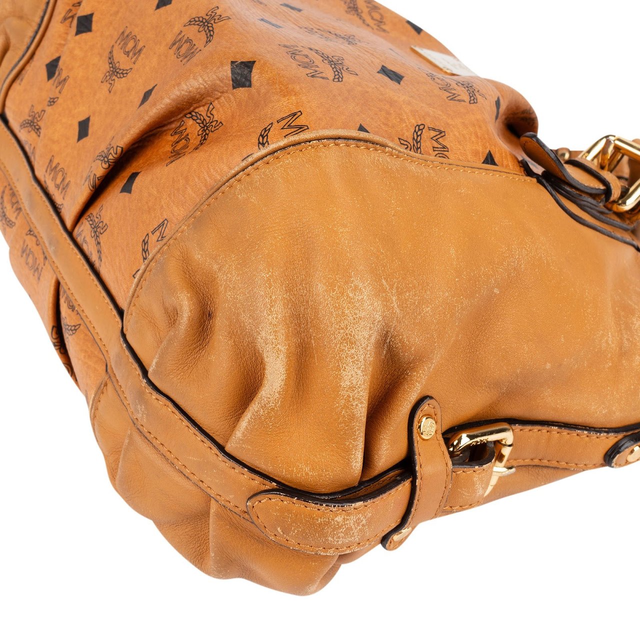 MCM MCM Monogram Visetos Handbag Bruin
