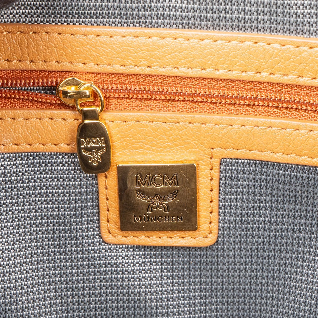 MCM MCM Monogram Visetos Studs Backpack Bruin